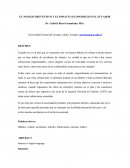 EL MANEJO PREVENTIVO Y EL IMPACTO ECONOMICO EN EL ECUADOR