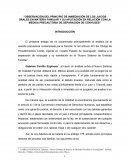 “OBSERVACIÓN DEL PRINCIPIO DE INMEDIACIÓN DE LOS JUICIOS ORALES EN MATERIA FAMILIAR Y SU APLICACIÓN EN RELACIÓN CON LA MEDIDA PRECAUTORIA DE SEPARACIÓN DE CÓNYUGES”