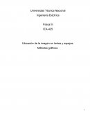 Ubicación de la Imagen en lentes y espejos