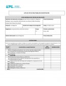 LISTA DE COTEJO PARA TRABAJOS DE INVESTIGACIÓN