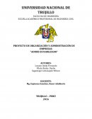 PROYECTO DE ORGANIZACIÓN Y ADMINISTRACIÓN DE EMPRESAS: “ADOBE ESTABILIZADO”