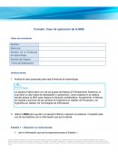 Caso de aplicación de la MSS