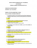 ÁREA DE CIENCIAS ADMINISTRATIVAS Y ECONÓMICAS CUESTIONARIO