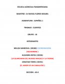 MELIZA SANDOVAL (20183) COORDINADORA (NOVIEMBRE ) ALEJADRA REYES ( 20195) (LA GUARDIANA DEL MUNDO MAGICO Y LA TIERRA) JONATAN TORES ( 20191) (EL AMOR DE UN CABALLERO )