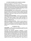 LAS TEORÍAS FUNDAMENTALES DEL ORIGEN DEL UNIVERSO