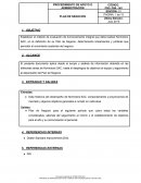 Procedimiento Plan de Negocios