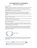 La imaginación sociológica (Una cualidad mental indispensable)