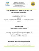 Reporte de Practica docente