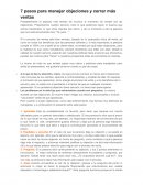 7 pasos para manejar objeciones y cerrar más ventas