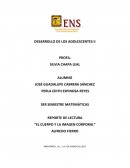 DESARROLLO DE LOS ADOLESCENTES II. REPORTE DE LECTURA “EL CUERPO Y LA IMAGEN CORPORAL”
