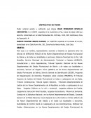 Instructiva de Poder