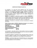 CONTRATO DE TRABAJO PLAZO FIJO