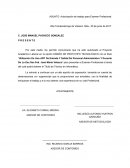 Autorización de trabajo para Examen Profesional