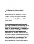 Pasos para segmentación de mercado y ejemplos