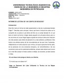 INFORME DE LECTURA DE “UN CUENTO DE NEGOCIOS”