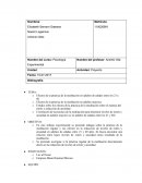 Psicología Experimental Actividad: Proyecto