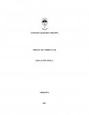 PROYECTO CURRICULAR EDUCACIÓN FÍSICA