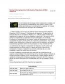 Como es la Norma Internacional de Información Financiera (IFRS) número 3