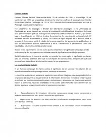 Frederic Bartlett. Página 1