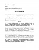 Tipos de demandas. DERECHOS COLECTIVOS VULNERADOS