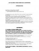 Cuales son Las palabras tienen poder en el matrimonio