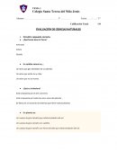 EVALUACIÓN DE CIENCIAS NATURALES