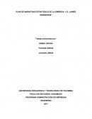 PLAN DE MARKETING ESTRATEGICO DE LA EMPRESA “J.E. JAIMES INGENIEROS”
