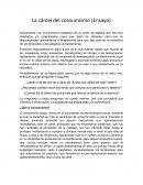 La cárcel del consumismo (Ensayo)