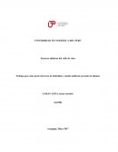 Trabajo que como parte del curso de Individuo y medio ambiente presenta el alumno