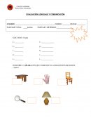 EVALUACIÓN LENGUAJE Y COMUNICACIÓN