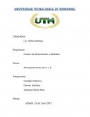 Costos de Alimentación y Bebidas.