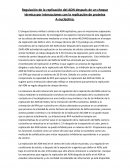 Regulación de la replicación del ADN después de un choque térmico por interacciones con la replicación de proteína A-nucleolina