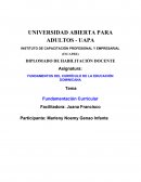 FUNDAMENTOS DEL CURRÍCULO DE LA EDUCACIÓN DOMINICANA