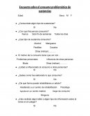 Encuesta sobre el consumo problemático de sustancias