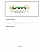 Investigación sobre El Impacto de la Globalización en la ética mundial