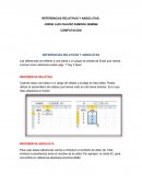 REFERENCIAS RELATIVAS Y ABSOLUTAS.