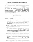 CONTRATO DE DONACIÓN ENTRE CONSORTES