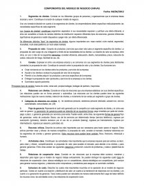 Resumen modelo Canvas. Página 1