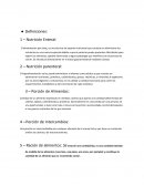 Definiciones nutricional