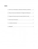 Servicios a los Participantes y Orientación Profesional y Académica