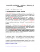 Legislacion fiscal local y municipal y redaccion de convenios