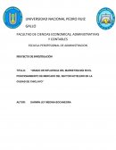 GRADO DE INFLUENCIA DEL MARKETING MIX EN EL POSICIONAMIENTO DE MERCADO DEL SECTOR HOTELERO EN LA CIUDAD DE CHICLAYO