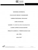 SOCIOLOGIA Producto Académico N°2