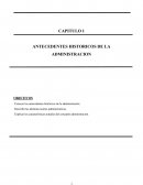 ANTECEDENTES HISTORICOS DE LA ADMINISTRACION HISTORIA DE LA ADMINISTRACION