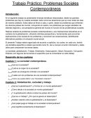 Trabajo Práctico: Problemas Sociales Contemporáneos
