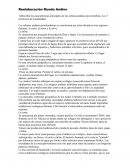 Reelaboración Mundo Andino