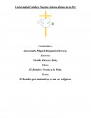 El hombre por naturaleza, es un ser religioso