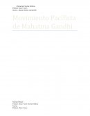 Movimiento Pacifista de Mahatma Gandhi