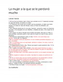 La mujer a la que se le perdonó mucho