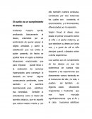 Psicologia y el El sueño es un cumplimiento de deseo.